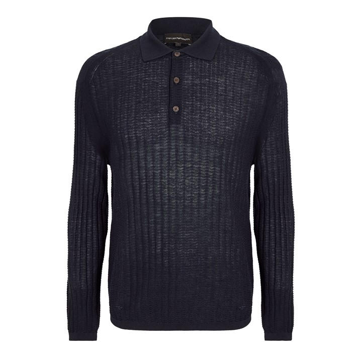 Emporio Armani Men' Blue Pullover in Size S, Sports Direct