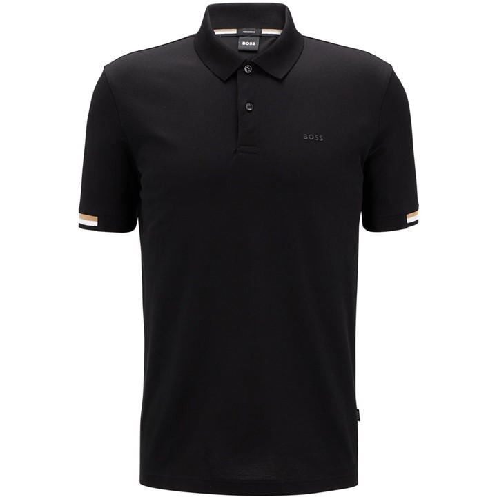 Boss Men's Black Hbb Parlay 147 Timeless Design Polo Shirt in Size XL, Sports Direct