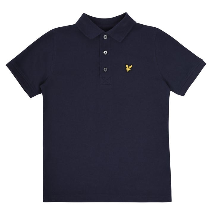 Lyle And Scott Boys Blue Classic Polo Shirt  in Size 12 - 13 Years, Sports Direct