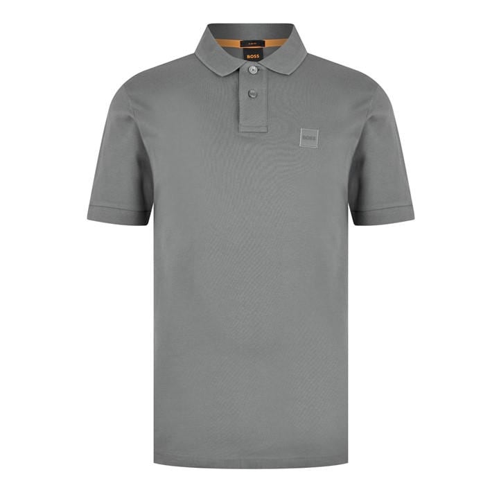 Boss Men's Grey Orange Passenger Premium Design Polo Shirt in Size 3XL, Sports Direct