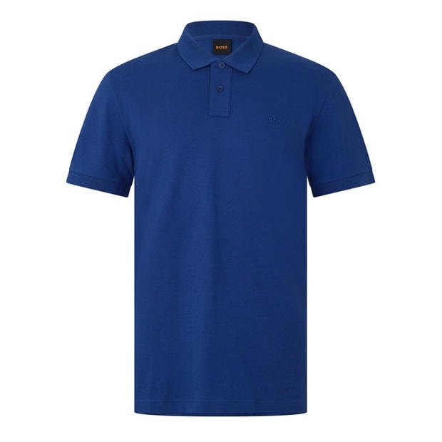 Blue 494 - Boss - Mens BOSS ORANGE Passenger Premium Design Polo Shirt