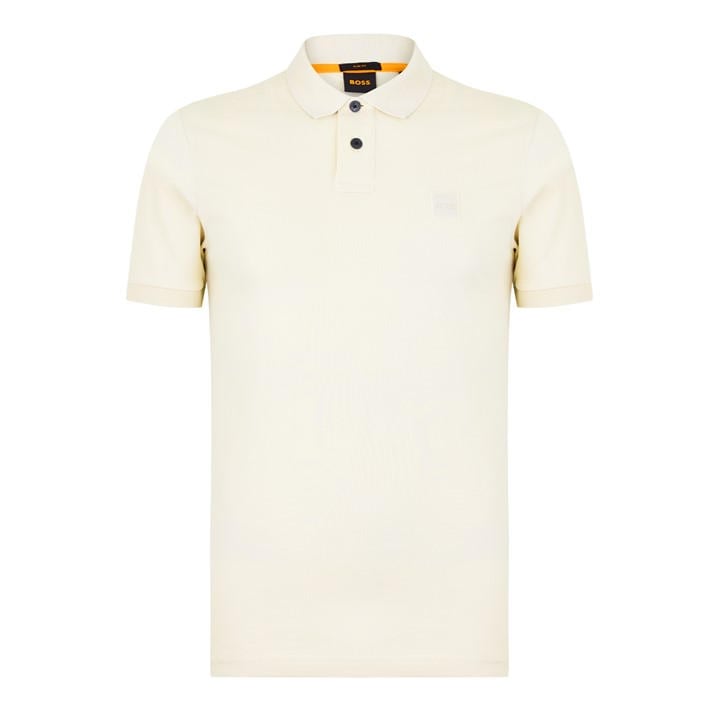Boss Men's White Orange Passenger Premium Design Polo Shirt in Size 2XL, Sports Direct