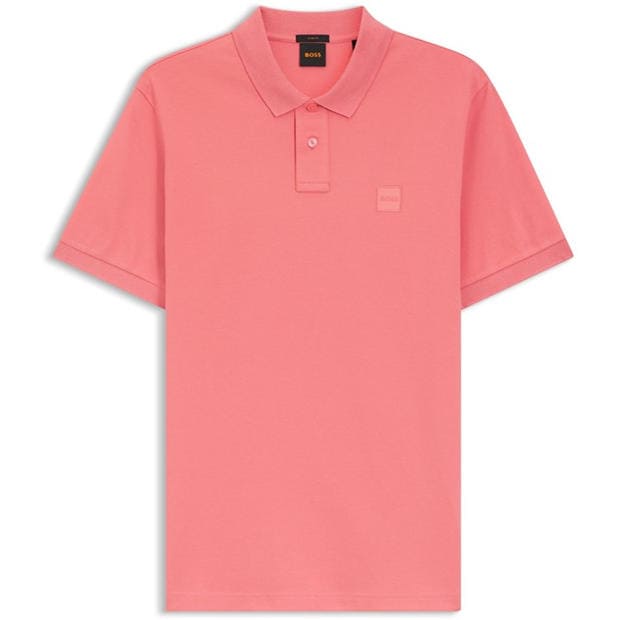 Light Red 632 - Boss - Mens BOSS ORANGE Passenger Premium Design Polo Shirt