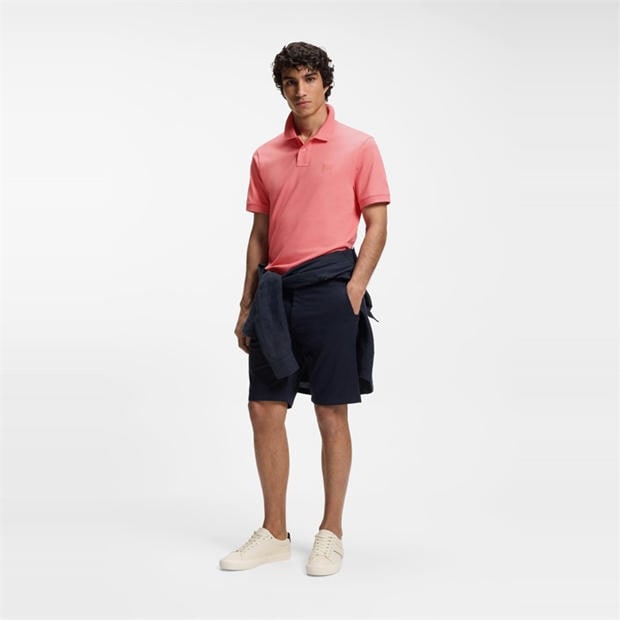 Light Red 632 - Boss - Mens BOSS ORANGE Passenger Premium Design Polo Shirt