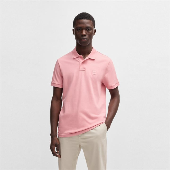 Boss Men's Pink Passenger Polo Top 2XL