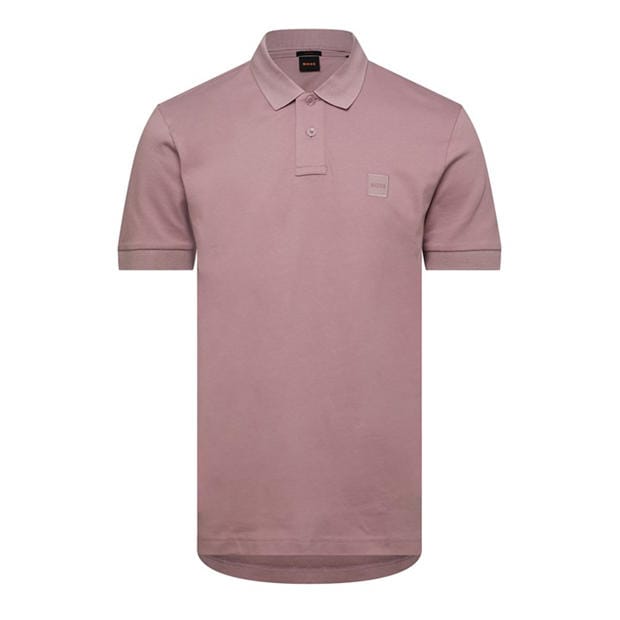 Pastel Purple - Boss - Mens BOSS ORANGE Passenger Premium Design Polo Shirt