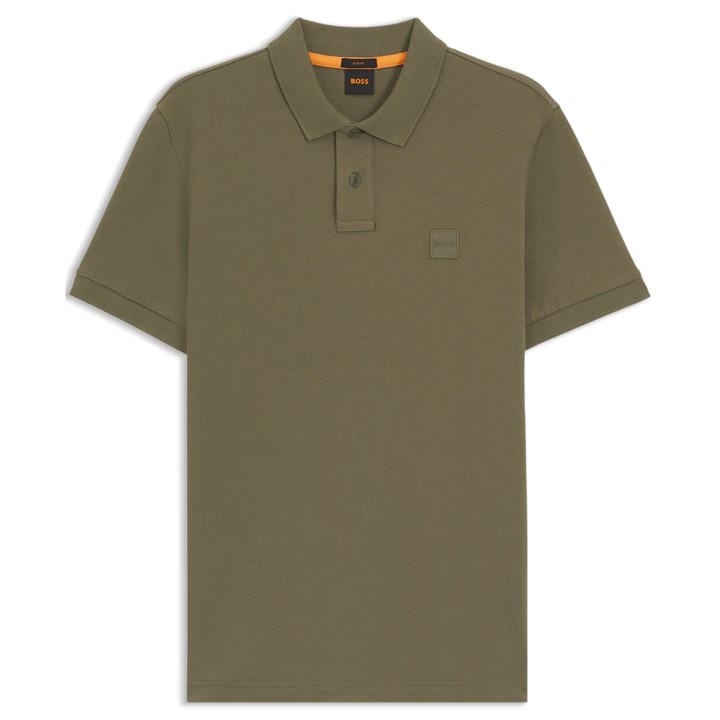 Boss Men's Green Orange Passenger Premium Design Polo Shirt in Size 6XL, Sports Direct