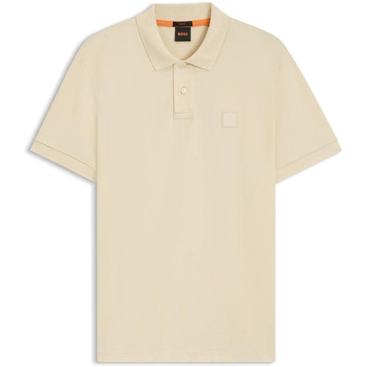 Boss Men's Yellow Orange Passenger Premium Design Polo Shirt in Size 6XL, Sports Direct