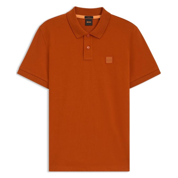 Boss Men's Orange Passenger Premium Design Polo Shirt in Size M, Sports Direct