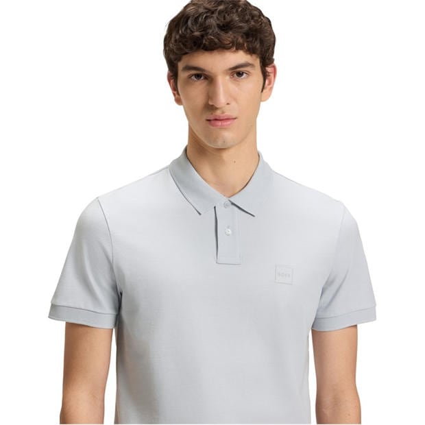 Lt/Pstl Grey - Boss - Mens BOSS ORANGE Passenger Premium Design Polo Shirt
