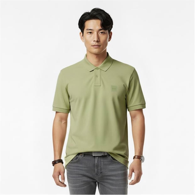 Beige 267 - Boss - Mens BOSS ORANGE Passenger Premium Design Polo Shirt