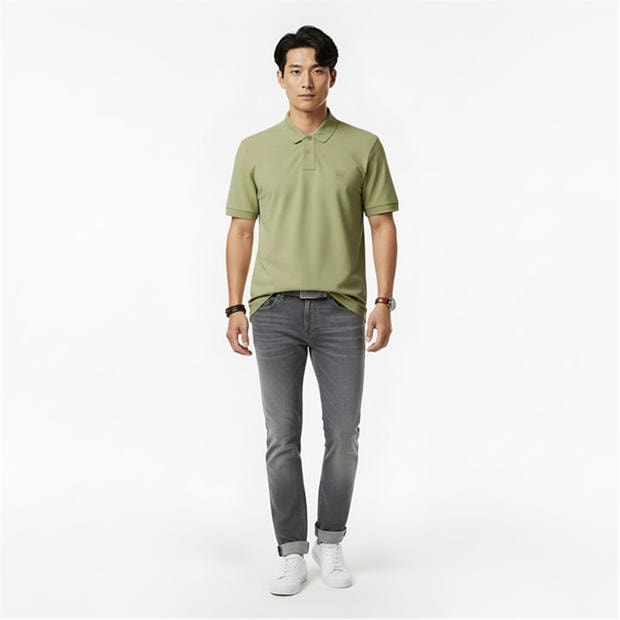 Beige 267 - Boss - Mens BOSS ORANGE Passenger Premium Design Polo Shirt