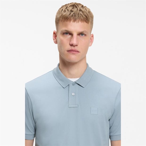 Blue 458 - Boss - Mens BOSS ORANGE Passenger Premium Design Polo Shirt
