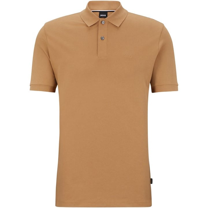 Boss Men's Beige Hbb Pallas Short-Sleeve Polo Shirt in Size 3XL, Sports Direct