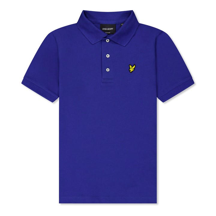 Lyle And Scott  Kids Blue Polo Shirt  in Size 13 - 14 Years, Sports Direct