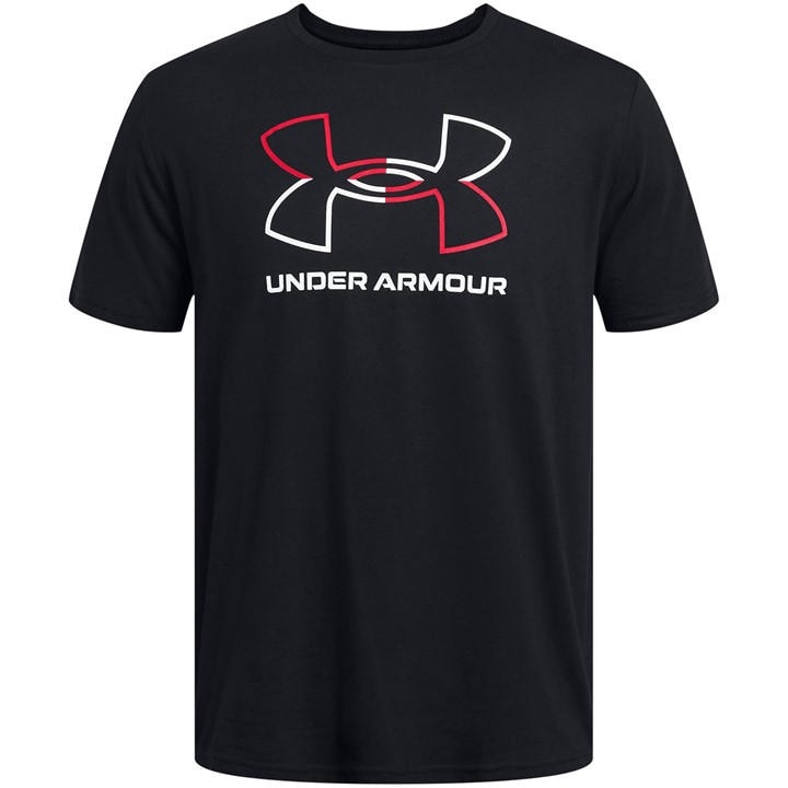 Under Armour Men's Black Foundation Short Sleeve in Size L, Sports Direct