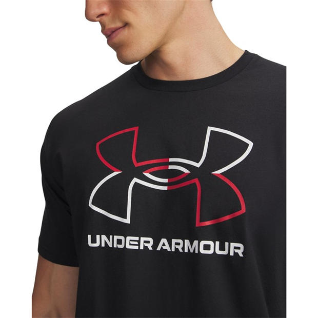 Black/White - Under Armour - Foundation Short Sleeve Mens