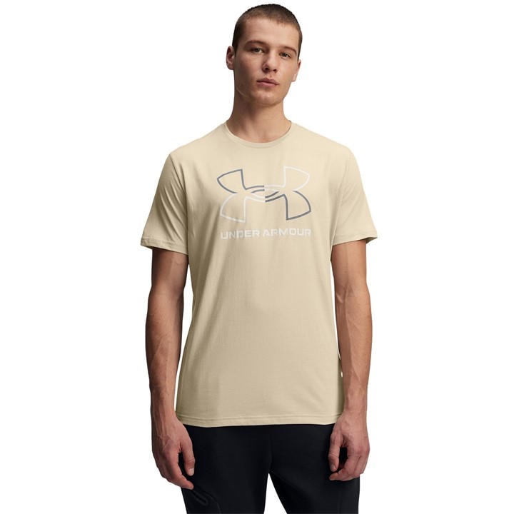 Under Armour Men's Brown Foundation Short Sleeve in Size L, Sports Direct