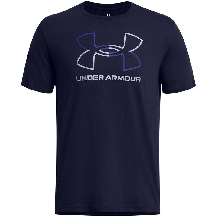 Under Armour Men's Blue Foundation Short Sleeve in Size L, Sports Direct
