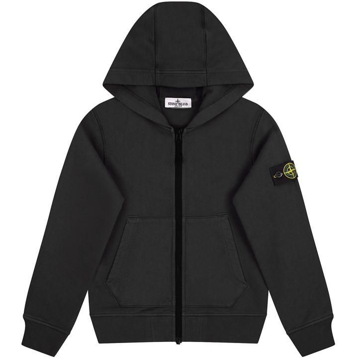 Stone Island Boys Blue  Zip Sweatshirt in Size 9 - 10 Years, Sports Direct