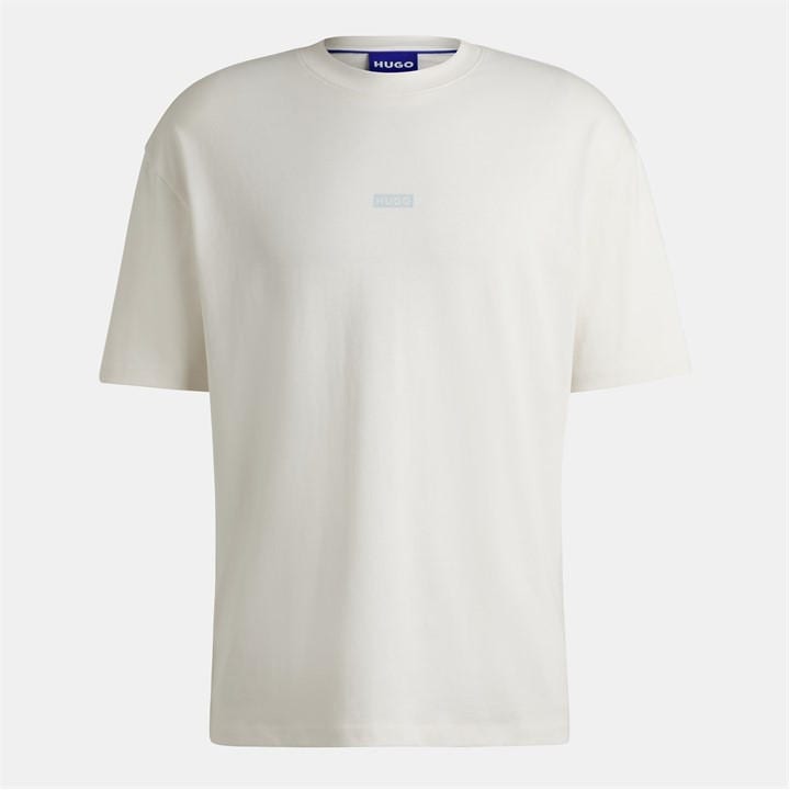 Hugo Men's White Printed Logo Back T-Shirt With Mcmxciii Text - Regular Fit in Size M, Sports Direct