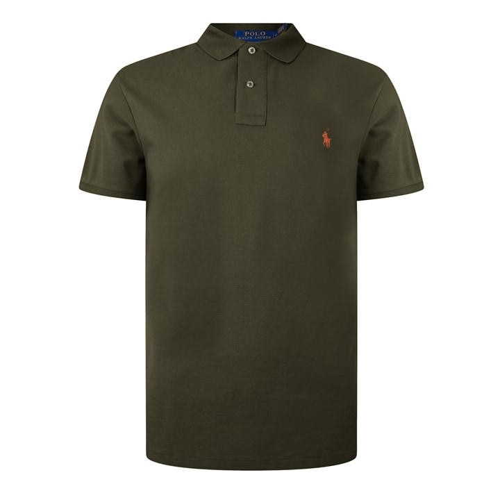 Polo Ralph Lauren Men's Green Custom Short Sleeve Polo Shirt in Size XL, Sports Direct