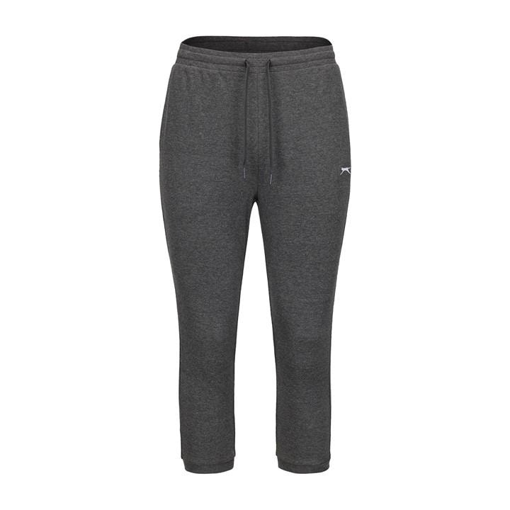 Slazenger Women's Grey Leisure Three Quarter Interlock Jogging Bottoms in Size 18, Sports Direct