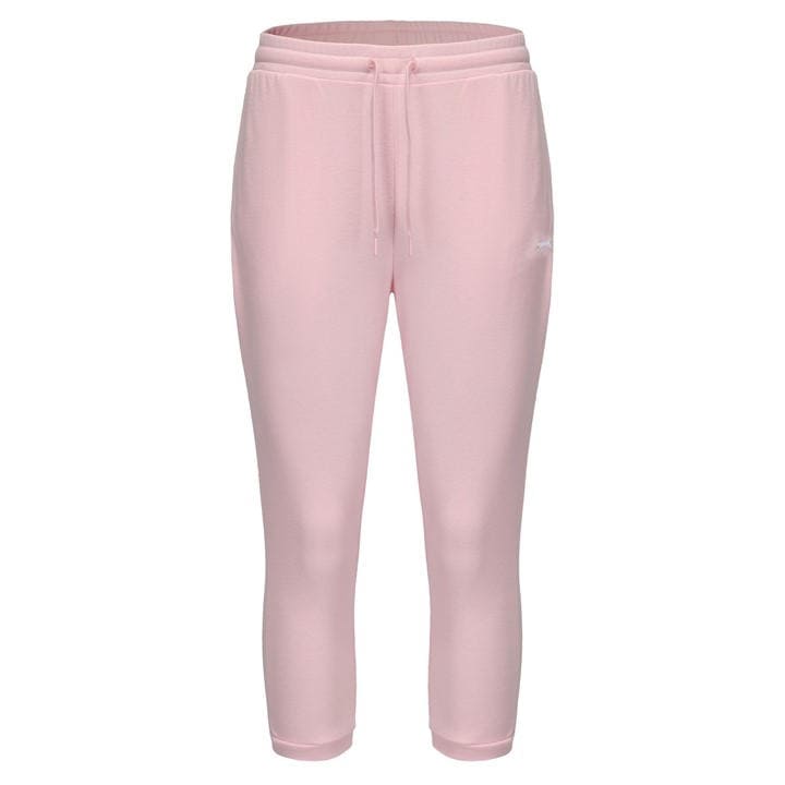 Slazenger Women's Pink Leisure Three Quarter Interlock Jogging Bottoms in Size 8, Sports Direct