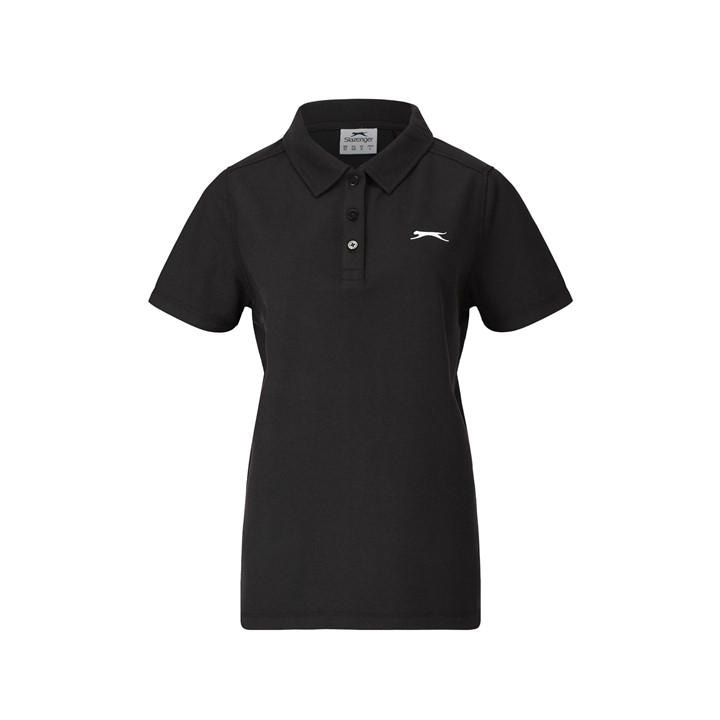 Slazenger Women's Black Pique Polo in Size 20, Sports Direct