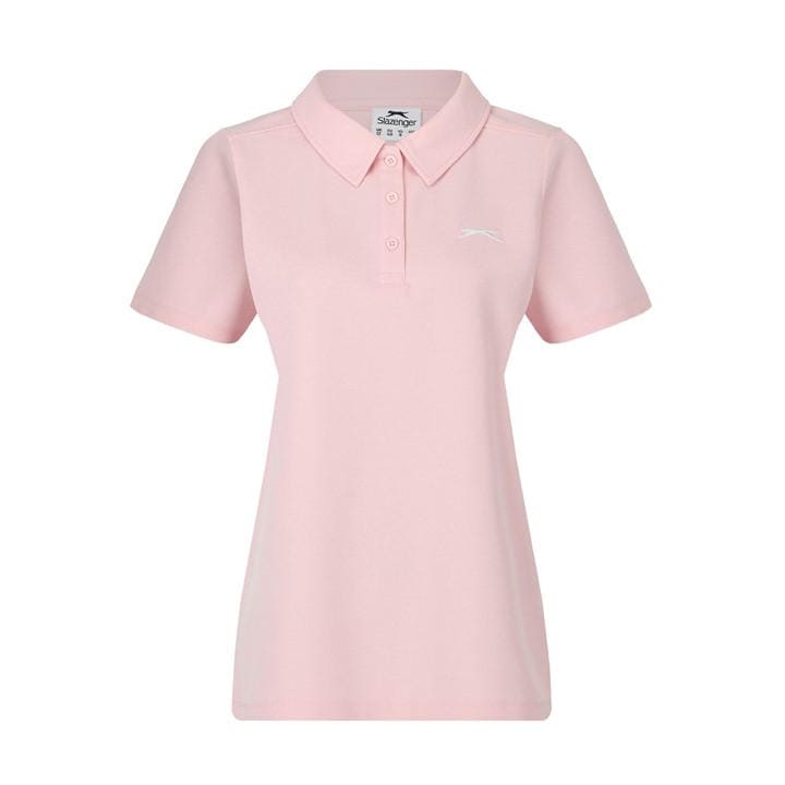 Slazenger Women's Pink Pique Polo in Size 10, Sports Direct