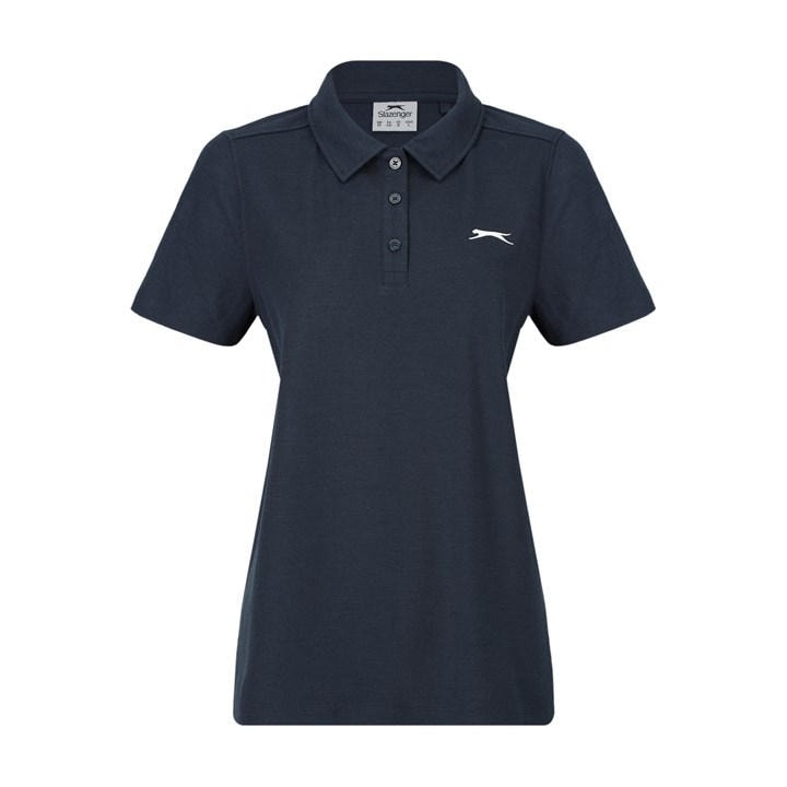 Slazenger Women's Blue Pique Polo in Size 20, Sports Direct