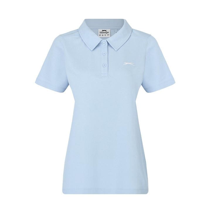 Slazenger Women's Blue Pique Polo in Size 20, Sports Direct