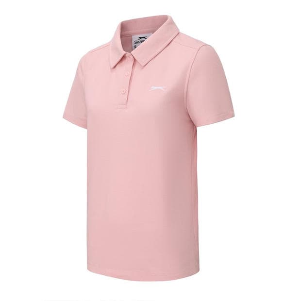 Baby Pink - Slazenger - Pique Polo Womens