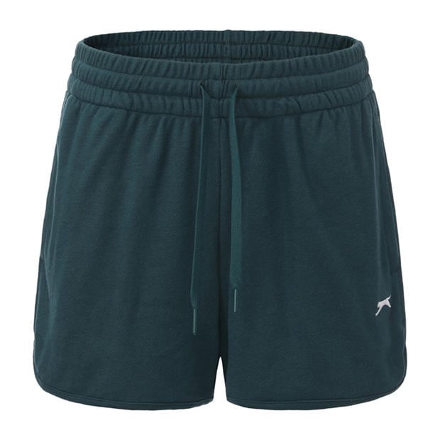 Forest Green - Slazenger - Fleece Interlock Shorts Womens