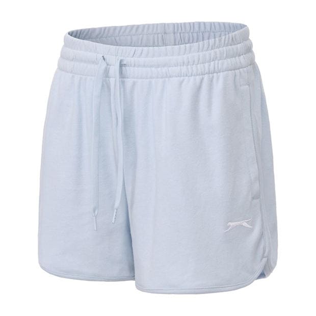 Light Blue - Slazenger - Fleece Interlock Shorts Womens