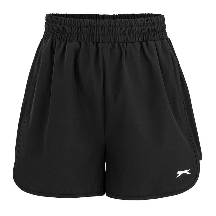 Slazenger Women's Black Comfort Shorts in Size 10, Sports Direct