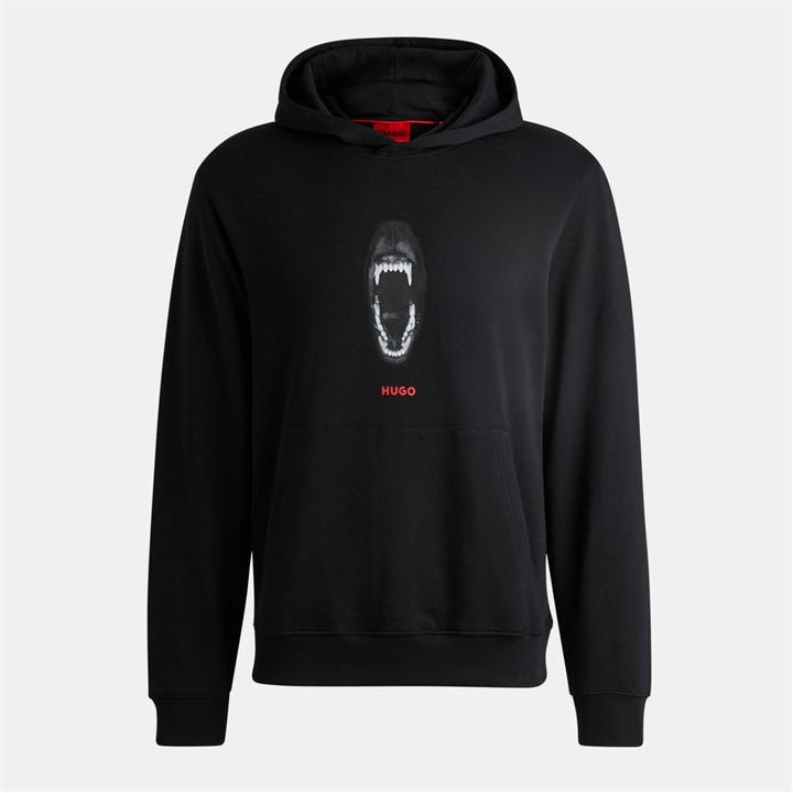 Hugo Men's Black Dartchon Hoodie in Size XS, Sports Direct