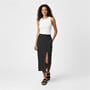 Black Print - Jack Wills - Split Midi Skirt