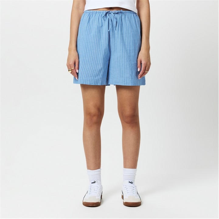 Vero Moda Women's Blue Gili Woven Tracksuit Shorts in Size 8, Sports Direct