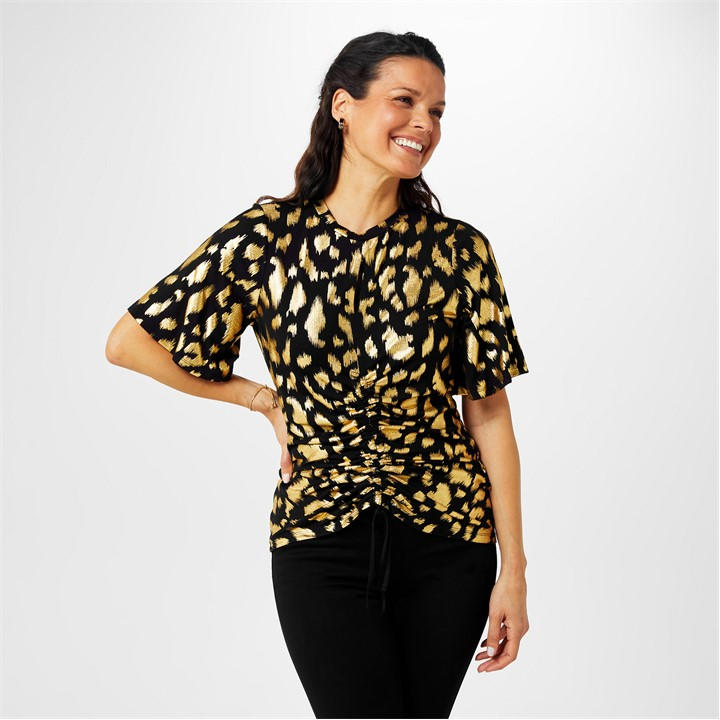 Biba Women's  Keyhole Jersey Top in Size 8, Sports Direct