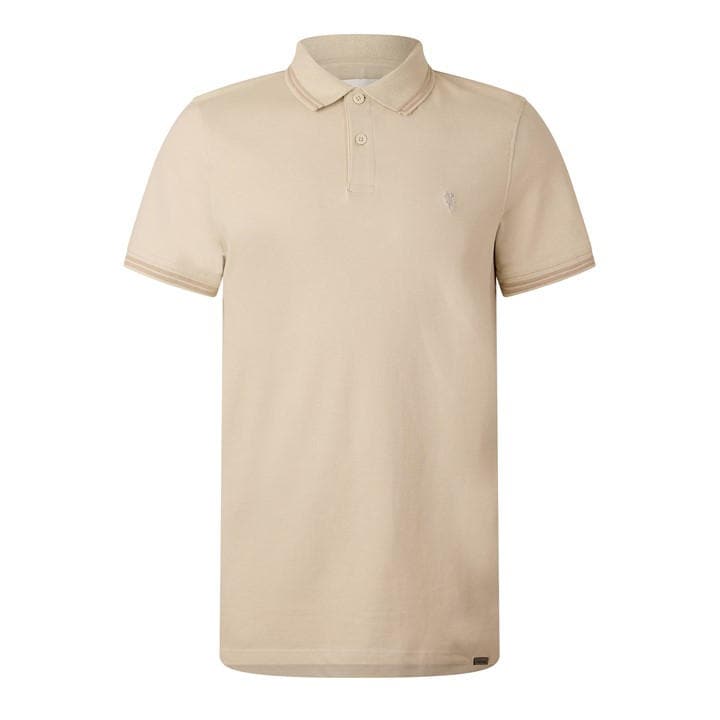 Firetrap Men's Beige Lazer Polo Shirt in Size M, Sports Direct