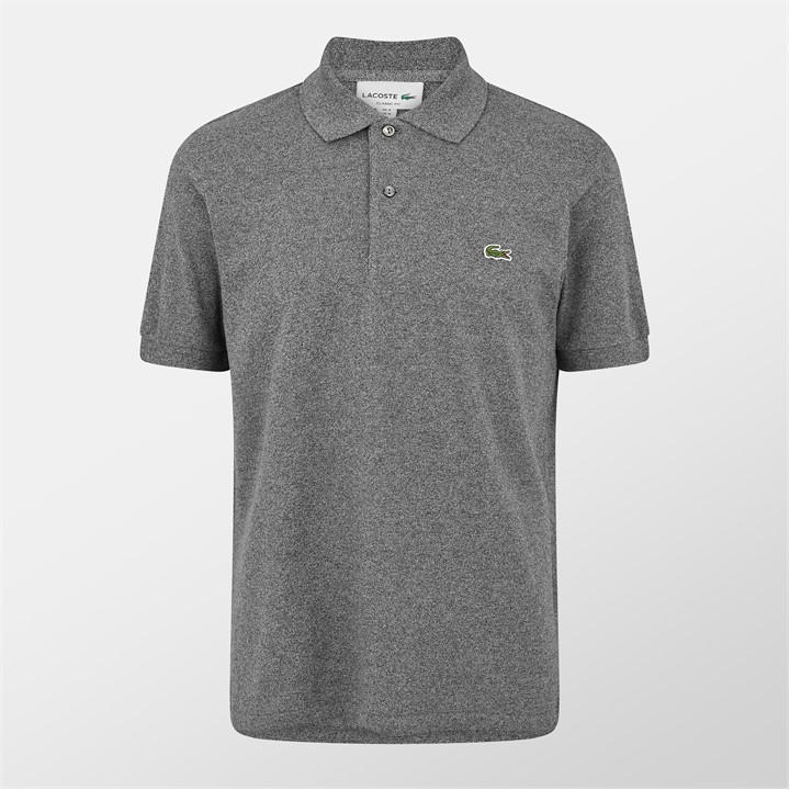 Lacoste Men's Grey Classic Short Sleeve Polo Shirt in Size XS, Sports Direct