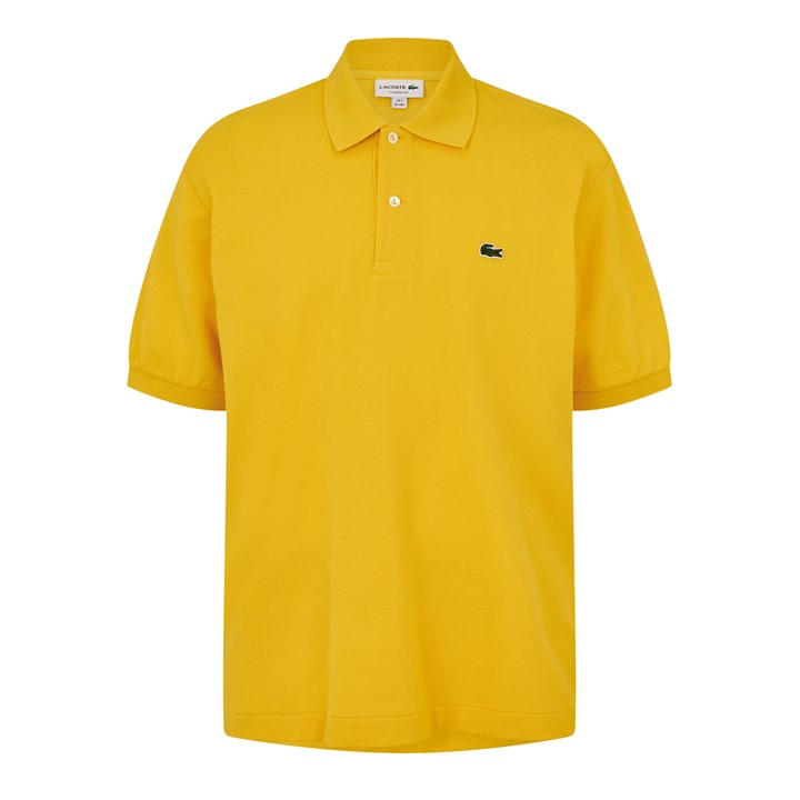 Lacoste Men's Yellow Original L.12.12 Polo Shirt Extra Small