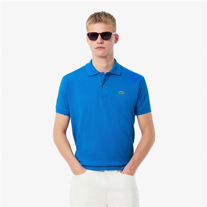 Lacoste Men's Blue Classic Short Sleeve Polo Shirt in Size 2XL, Sports Direct