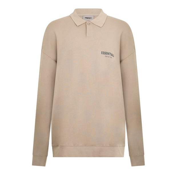 FEAR OF GOD ESSENTIALS | Unisex Adults Long Sleeve Polo Shirt