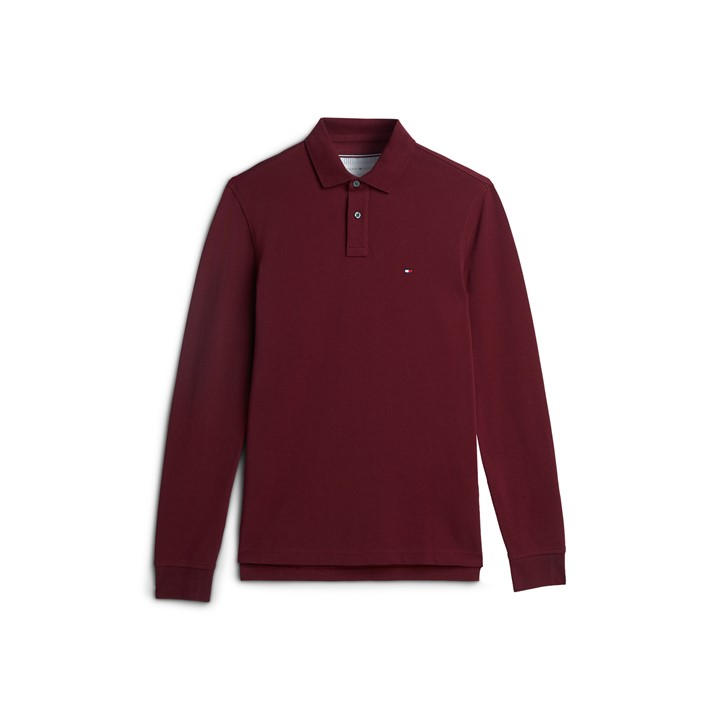 Tommy Hilfiger Men's Purple 1985 Long Sleeve Polo Shirt in Size XL, Sports Direct