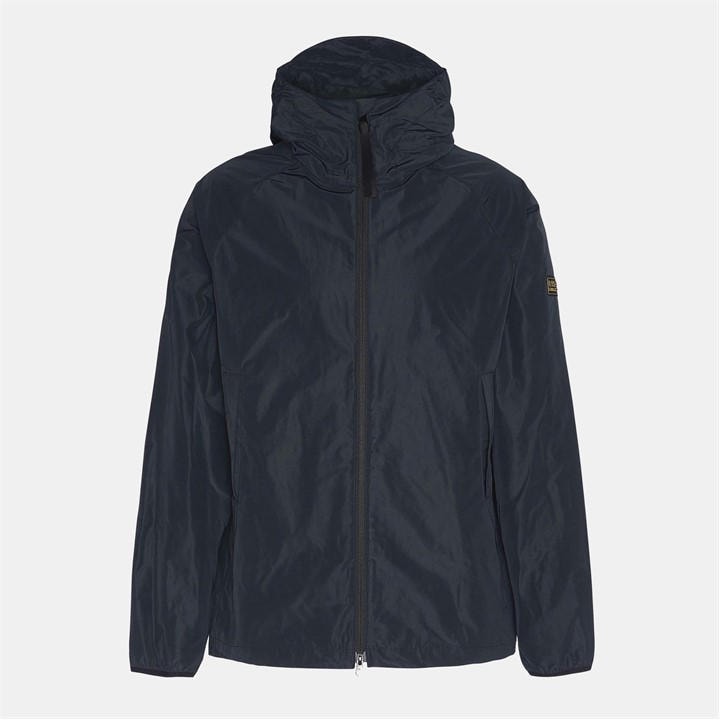 International  Men's  Porter Showerproof Hooded Long Sleeve Rain Anorak, Football by Barbour  in Size XL, Sports Direct