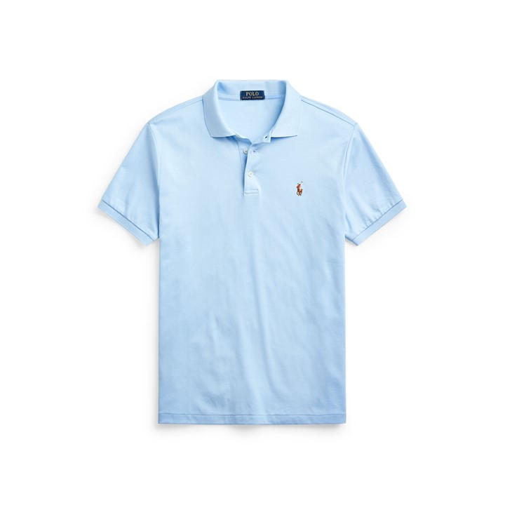 Polo Ralph Lauren Men's Blue Slim Fit Short Sleeve Polo Shirt in Size 2XL, Sports Direct