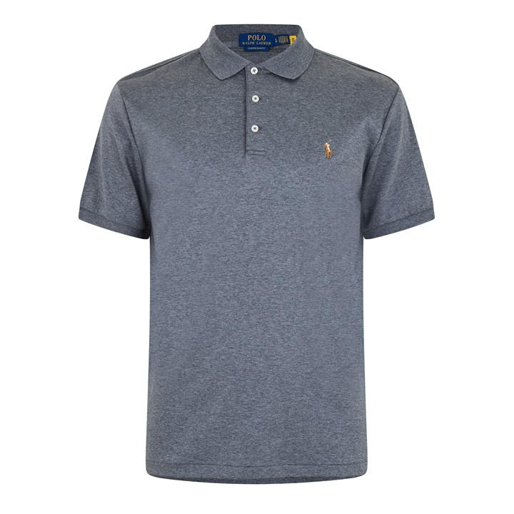 Polo Ralph Lauren Men's Grey Slim Fit Short Sleeve Polo Shirt in Size L, Sports Direct