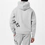 Grey Marl - Everlast - Large Logo Zip Hoodie
